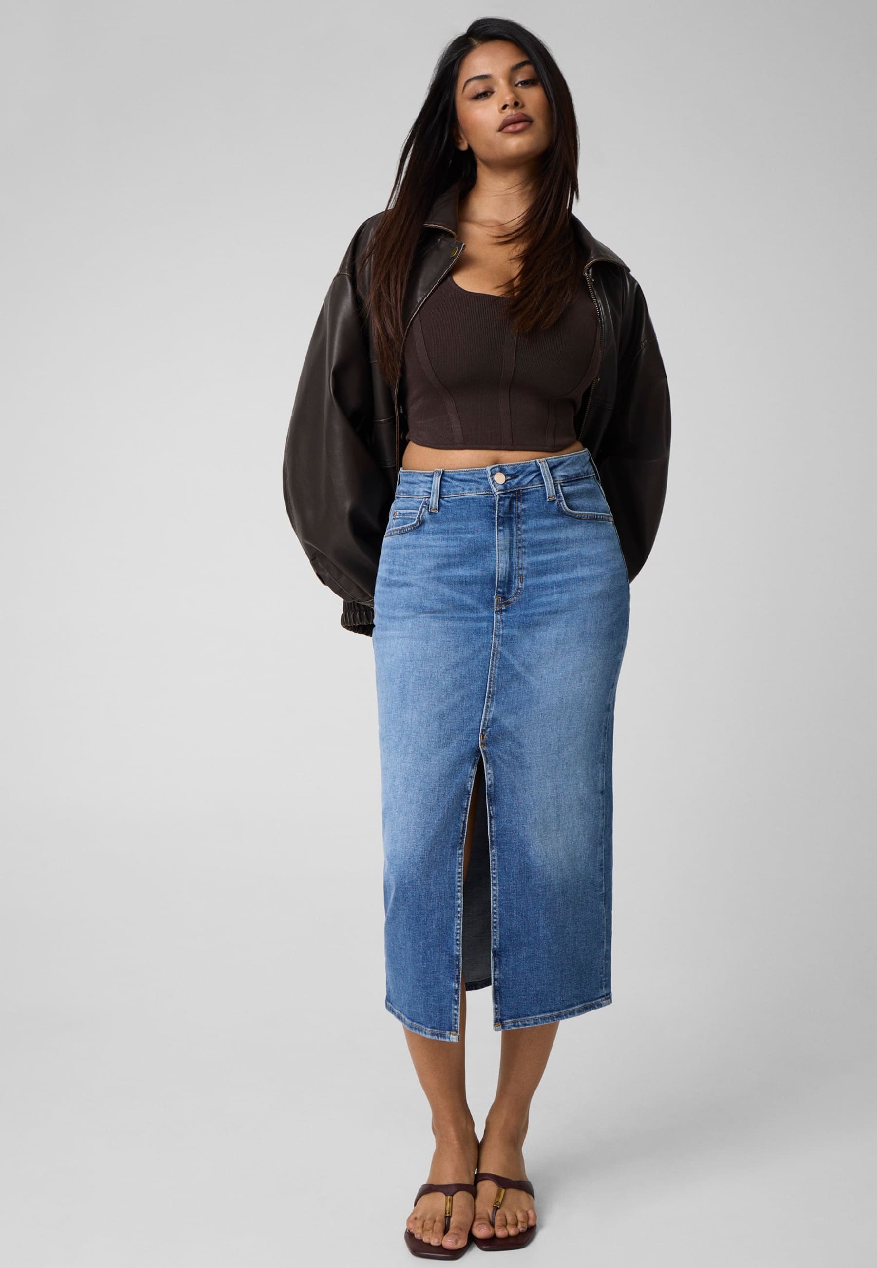 Jupe Maxi En Denim, GUESS