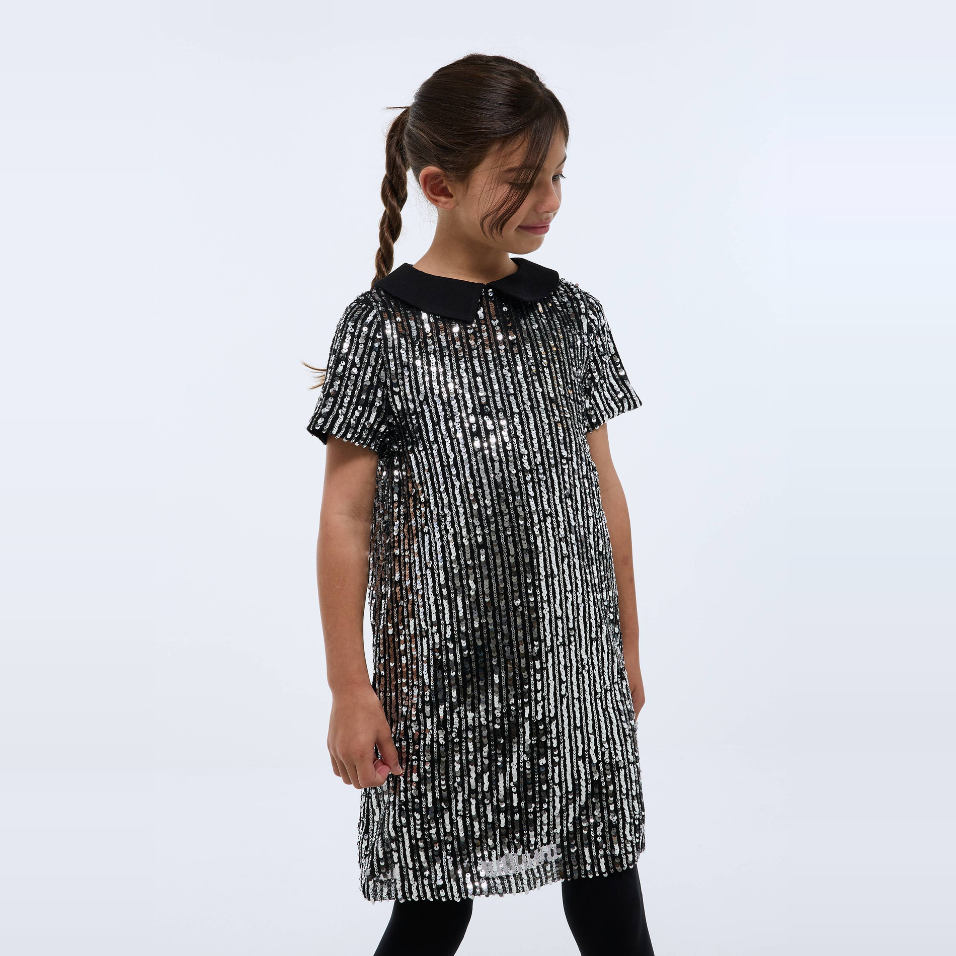 Robe courte à sequins, MONOPRIX