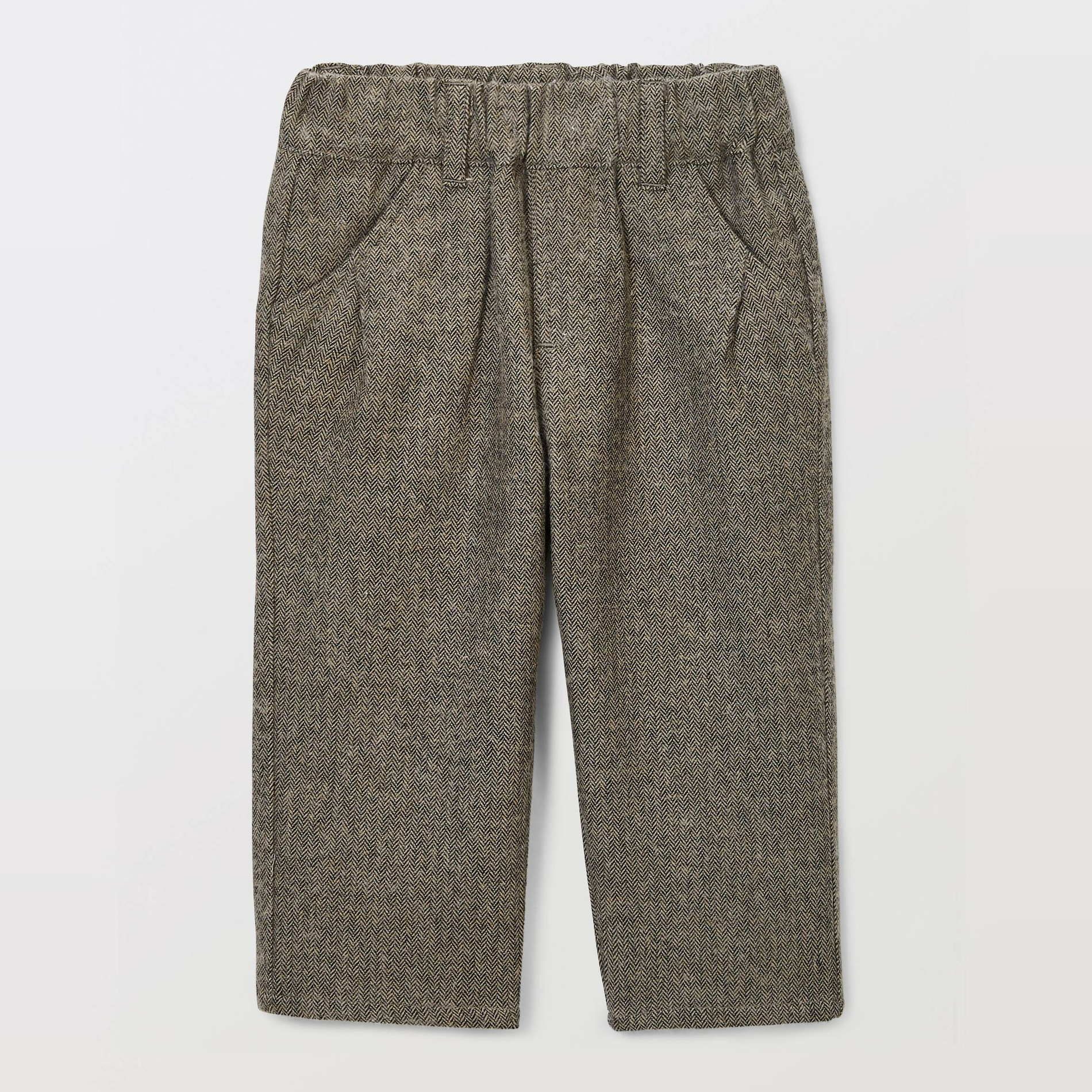 Pantalon taille élastique imprimé contenant du coton, BOUT'CHOU
