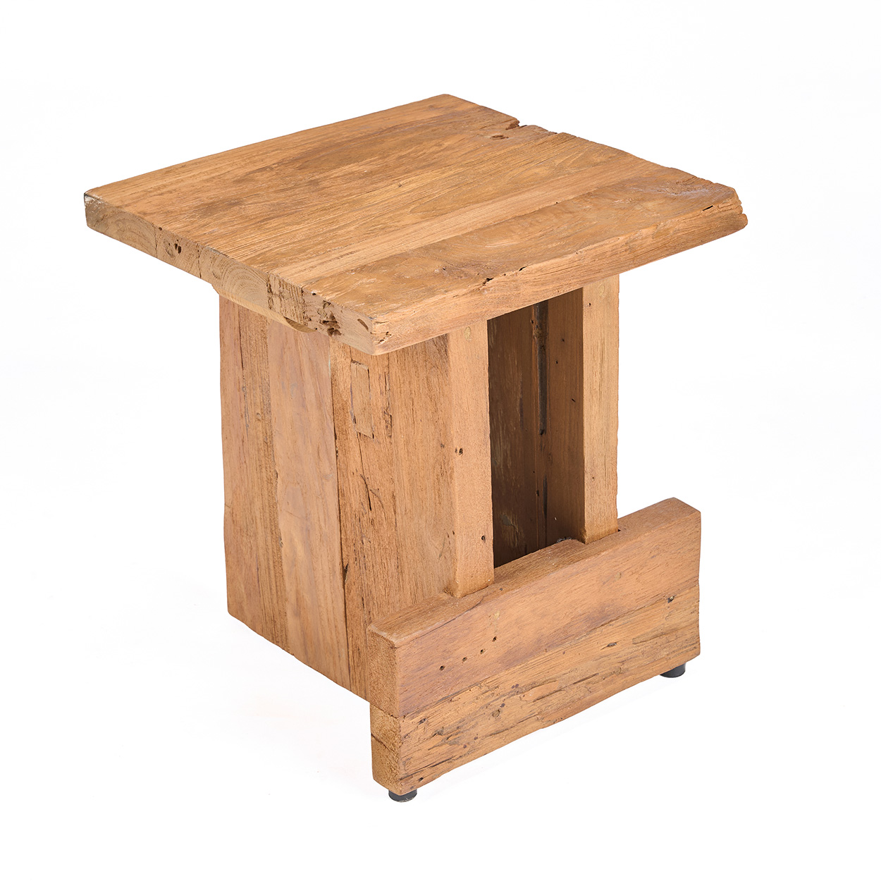 Tabouret en teck SUKU BLOCK, BAZAR BIZAR