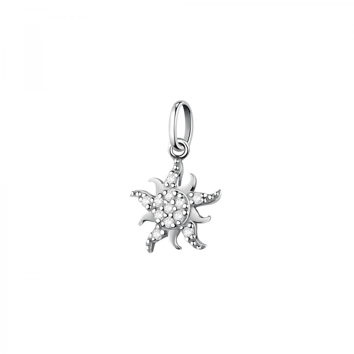 Pendentif En Or Blanc 375 Lady, BLUESPIRIT