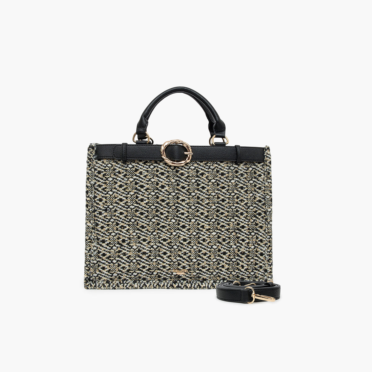 Grand sac shopper noir Toundra, LOLLIPOPS