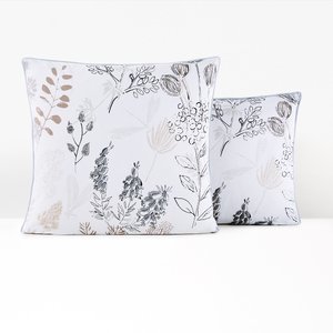 Romarin Floral 100% Cotton Pillowcase LA REDOUTE INTERIEURS image
