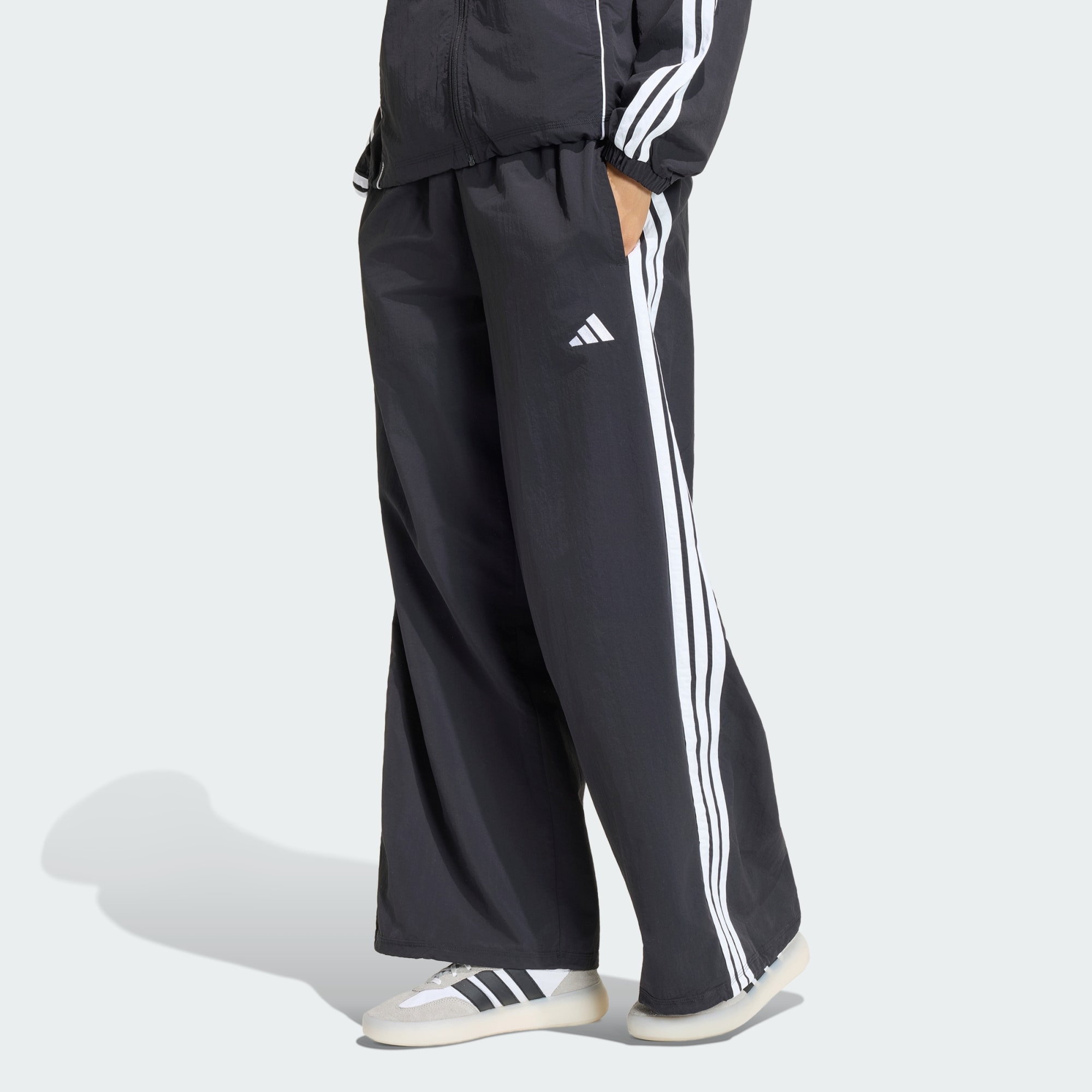 Pantalon De Survêtement Avec Élastiques Jambes Larges Toile Iconic, ADIDAS SPORTSWEAR