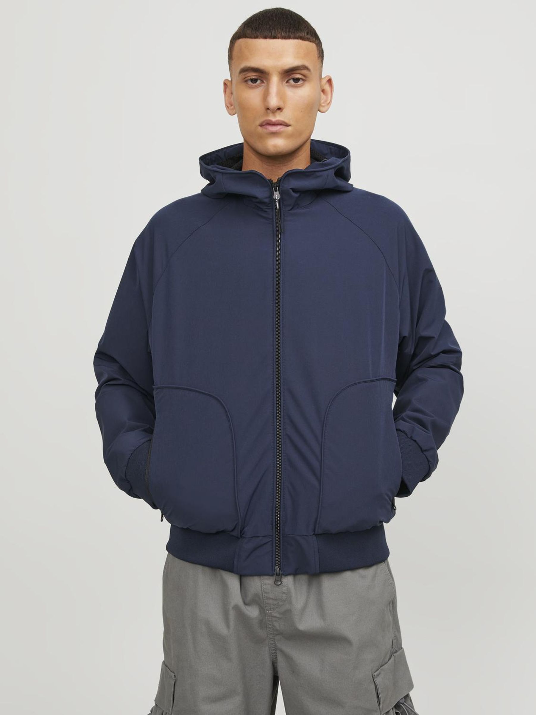 Jack & Jones Veste Bomber Homme - Veste Casual Confortable