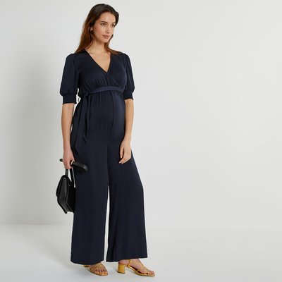 Satin Maternity Jumpsuit LA REDOUTE COLLECTIONS