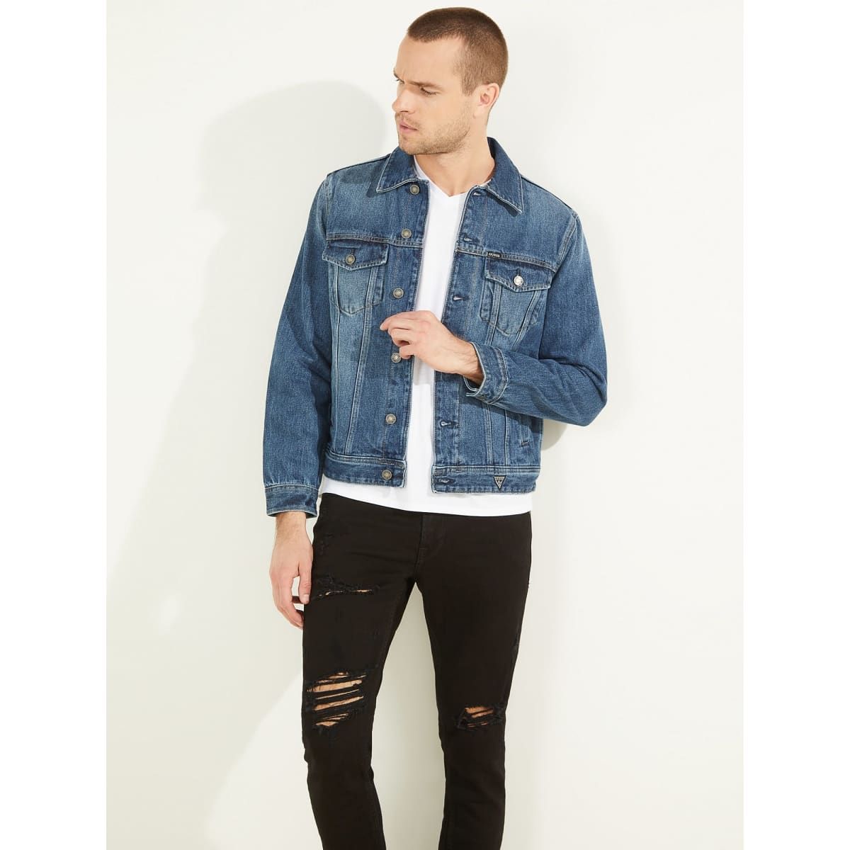 Veste en jean guess La Redoute