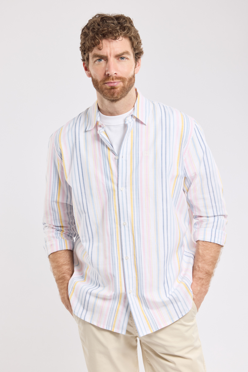 Chemise fines rayures en coton, ARMOR-LUX