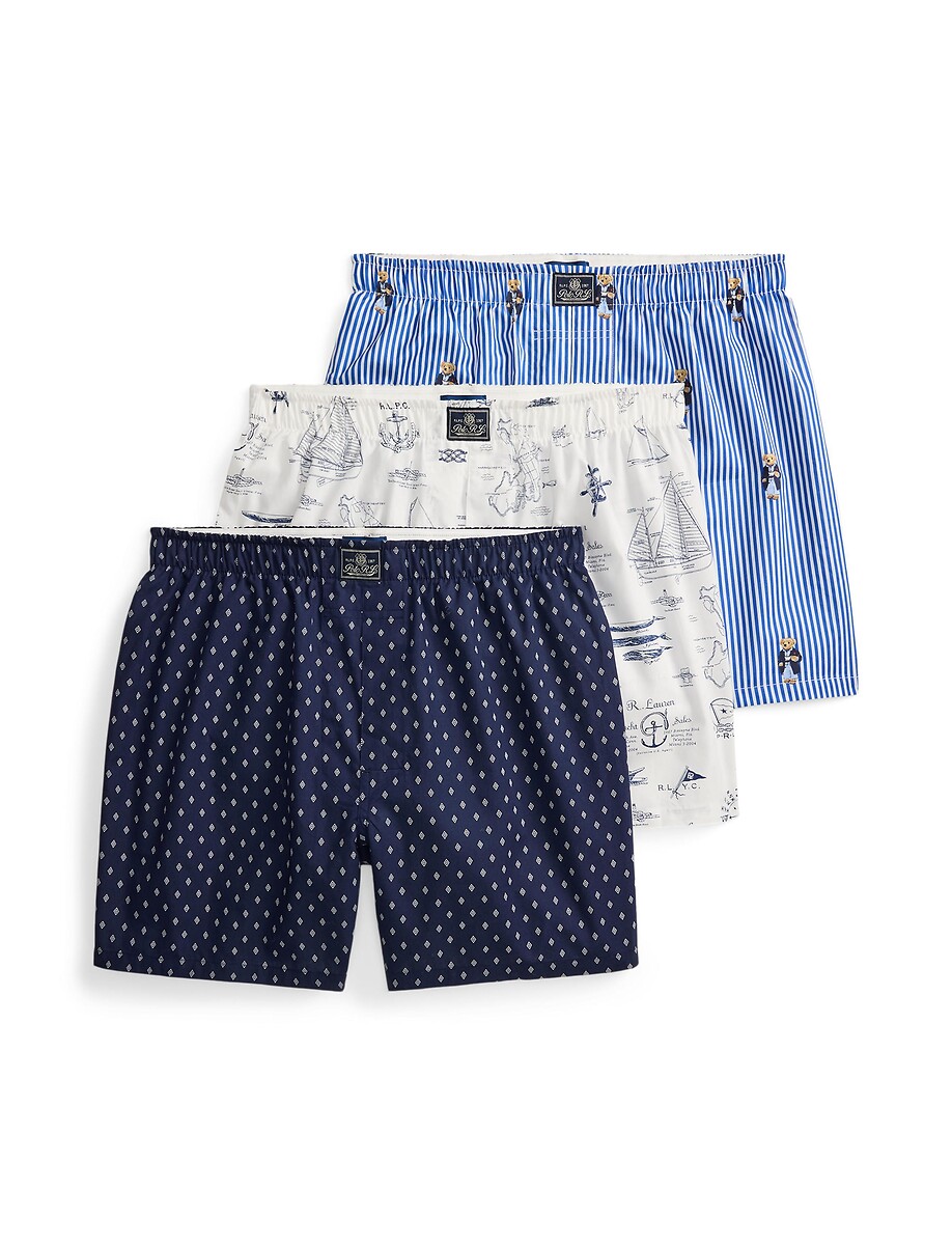 Pack of 3 Boxers in Cotton, POLO RALPH LAUREN