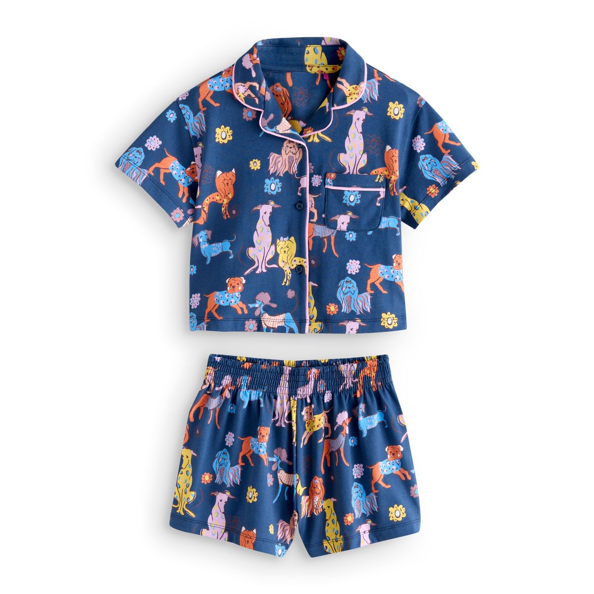 Pyjama short boutonné, NEXT