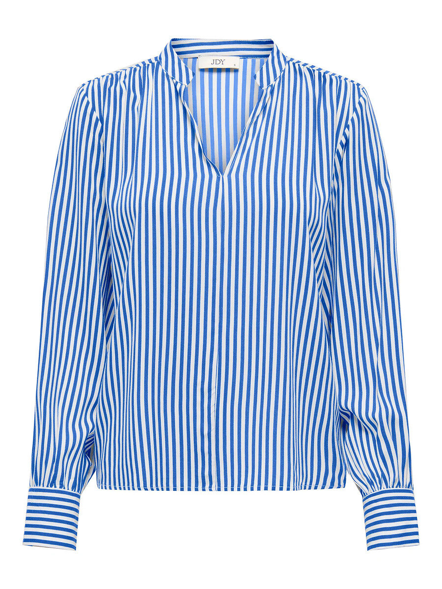 Blouse fluide rayé, col V, JDY