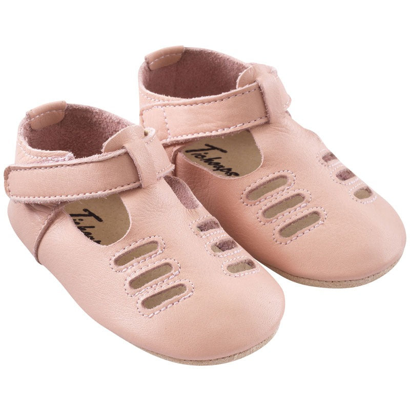 Chaussures bébé cuir souple Tibilly, TICHOUPS