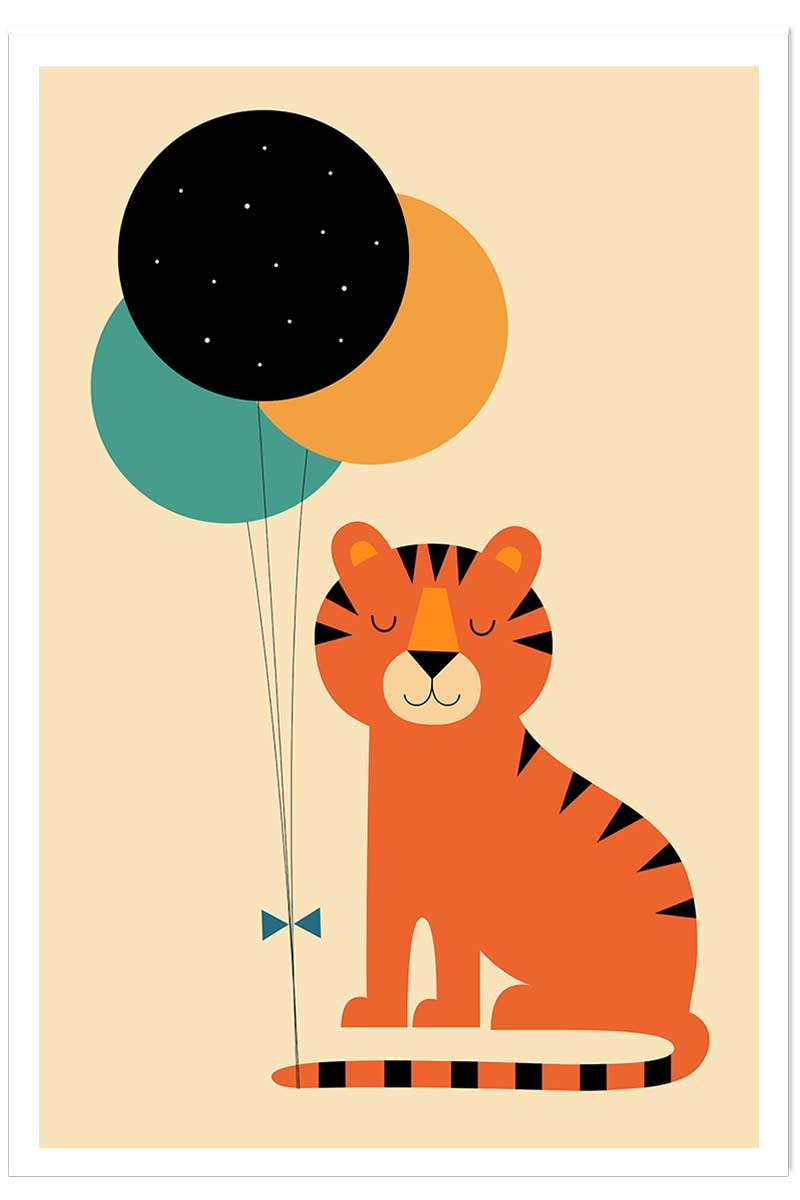 Affiche circus tiger, HEXOA