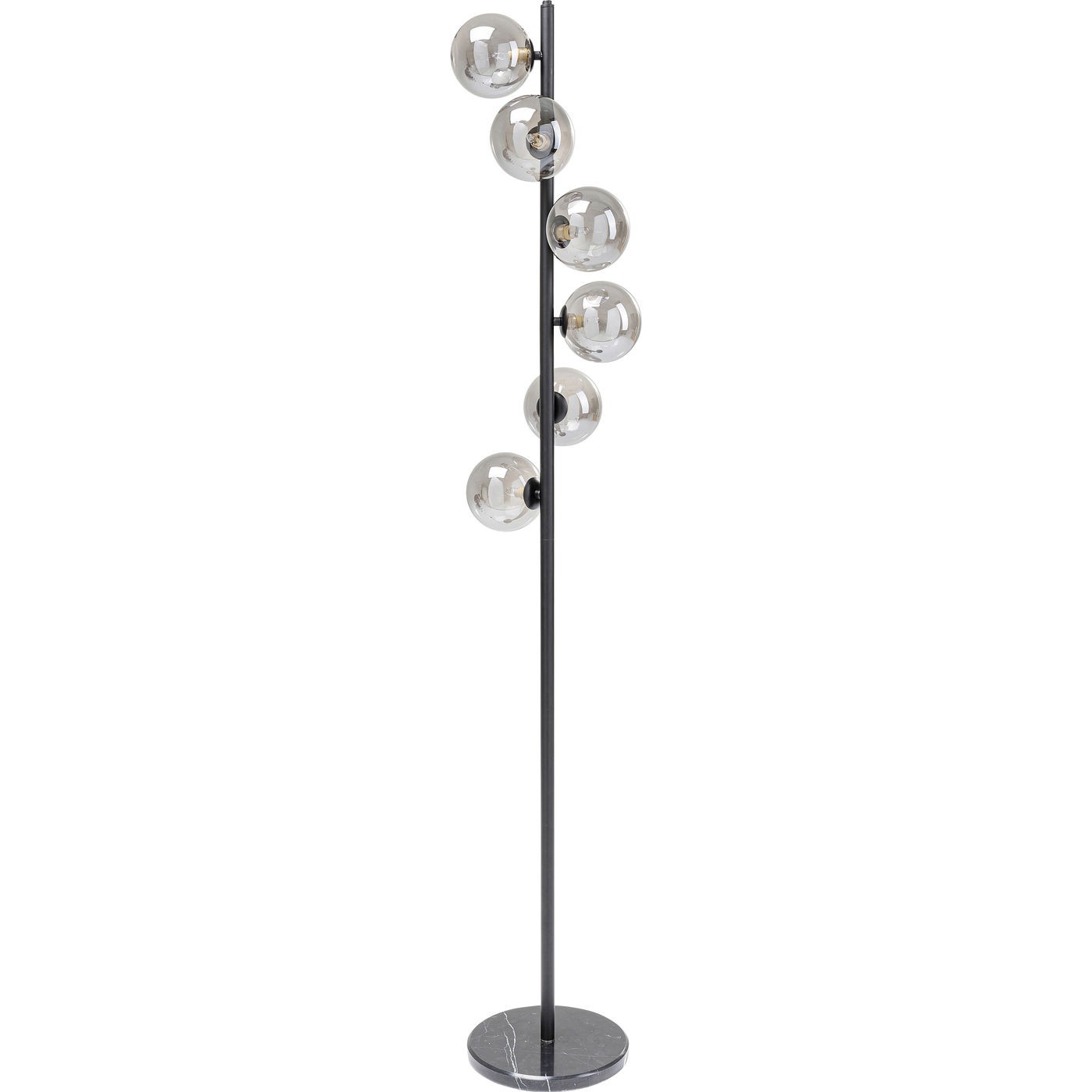 Lampadaire en verre et acier, SCALA BALLS, KARE DESIGN