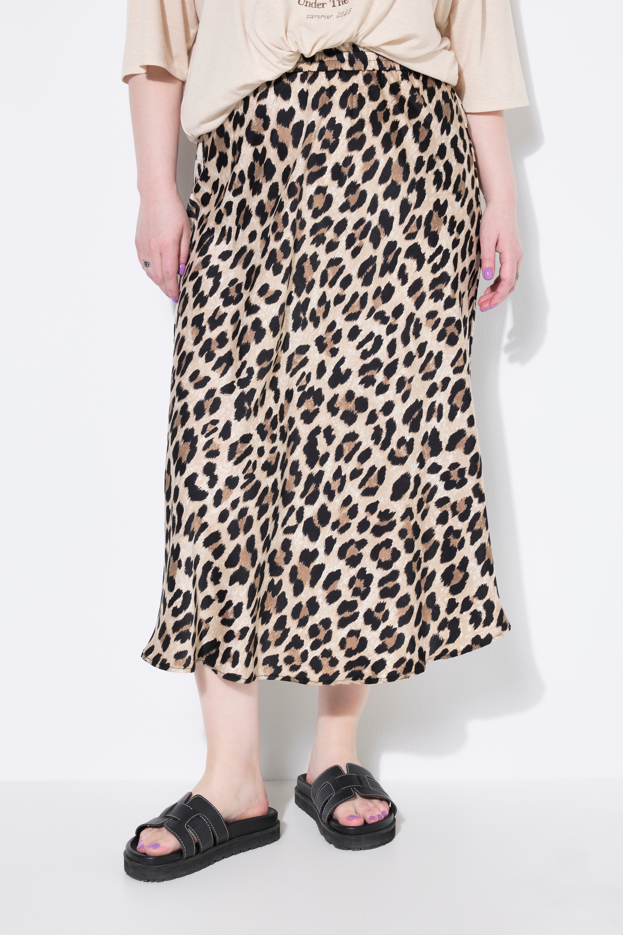 Jupe midi en satin aux reflets scintillants, STUDIO UNTOLD