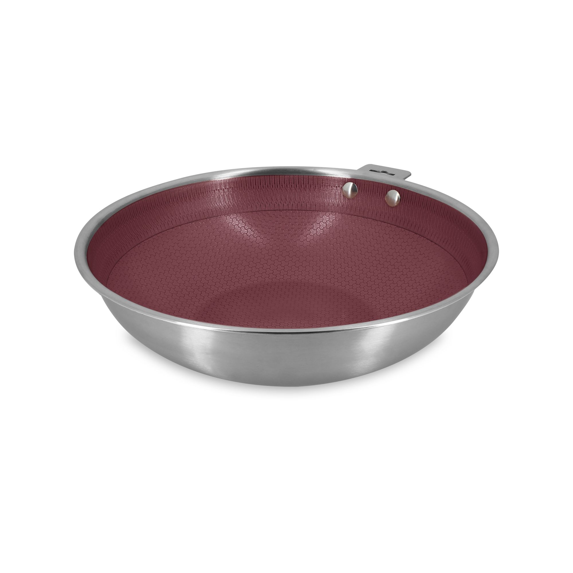 Wok 28cm en acier inoxydable, AGLAE, MENASTYL
