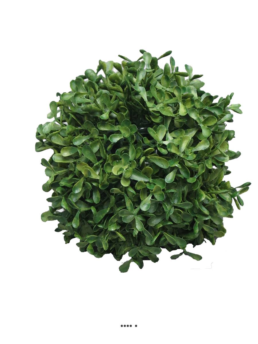 Boule de buis factice feuilles PE protecti, ARTIFICIELLES