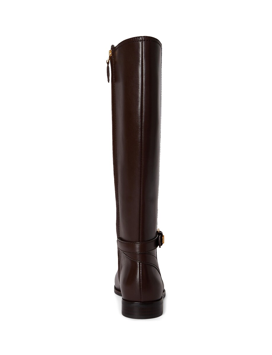 Lauren Ralph Lauren Botas planas de piel lisa BROOKE — photo 3