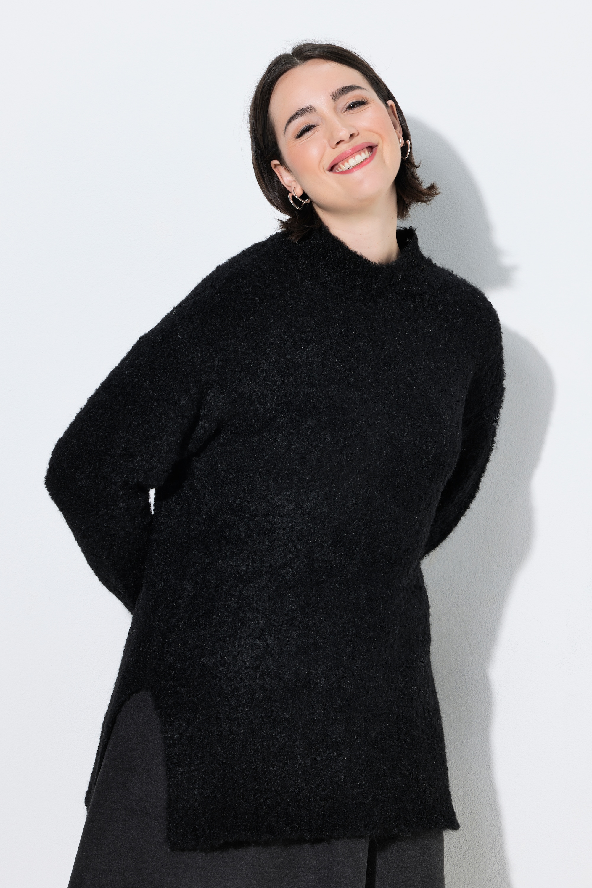 Pull en fine maille bouclée, ULLA POPKEN
