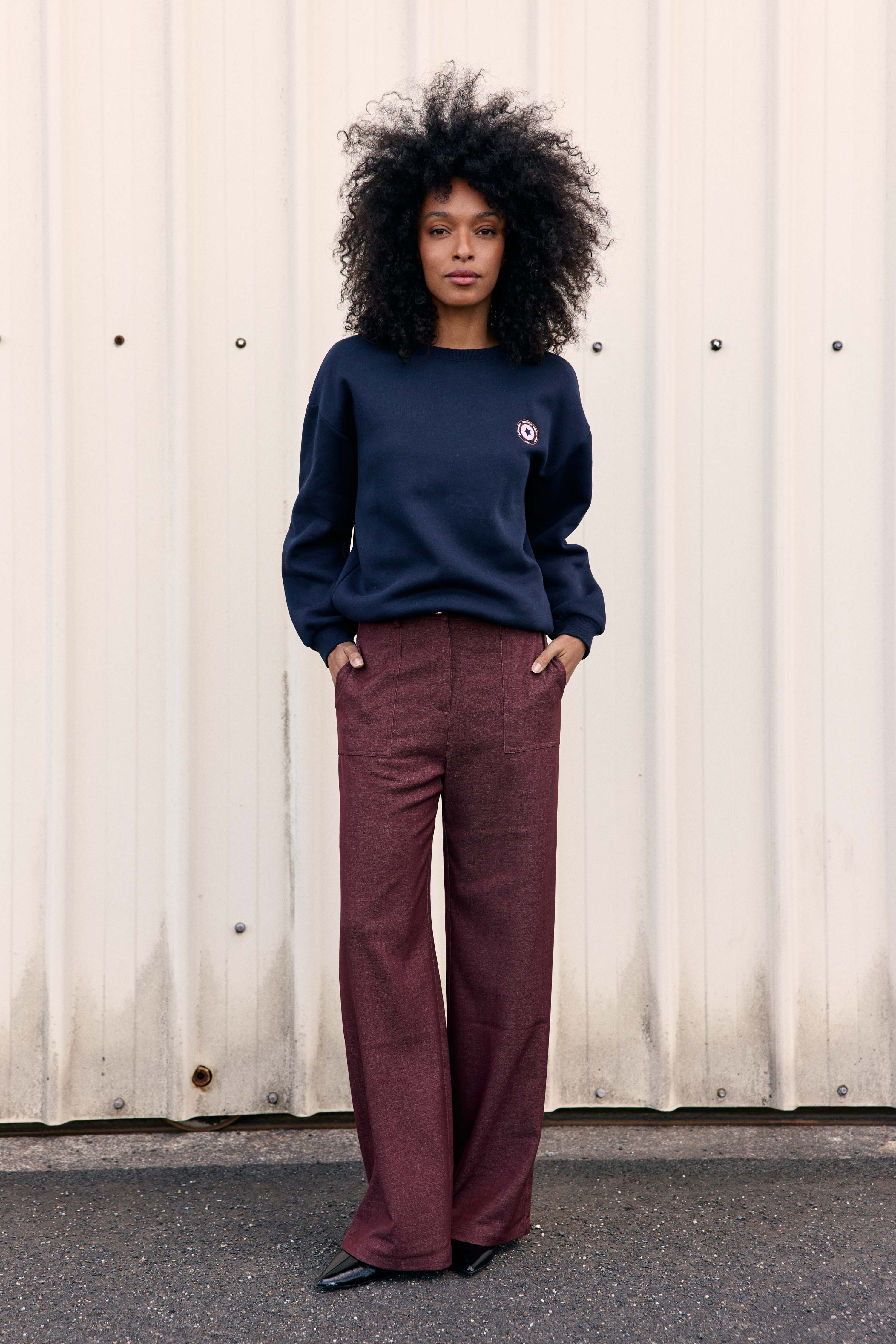 PANTALON uni PELYA, LA PETITE ETOILE