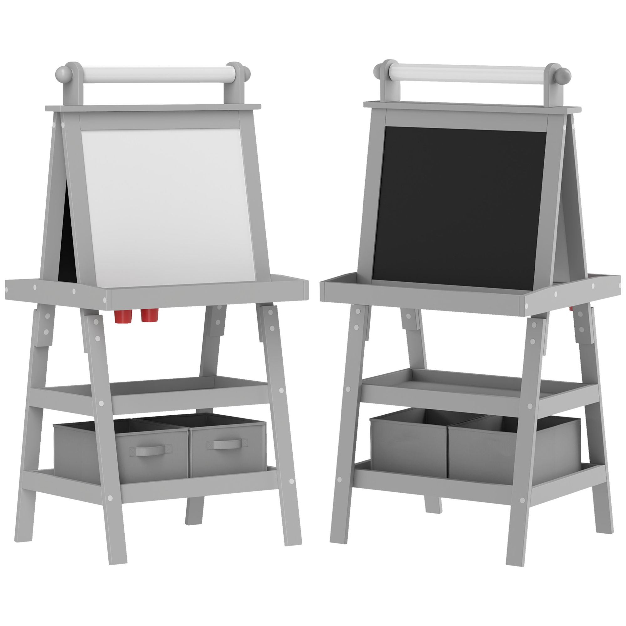Chevalet pour enfants MDF Gris, AIYAPLAY