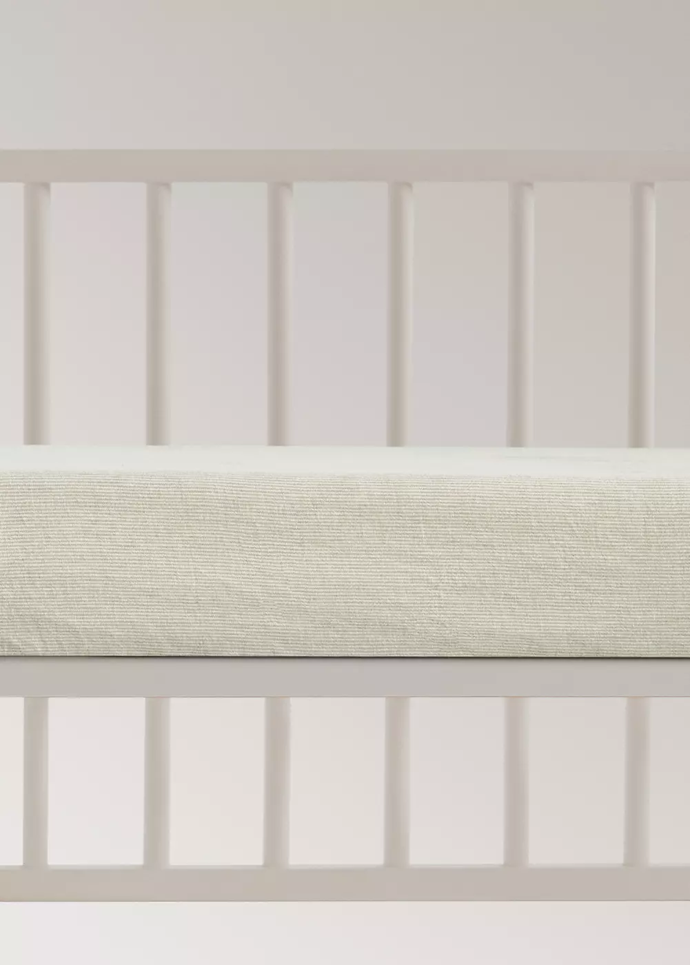 Drap-housse berceau coton lin à rayures, MANGO HOME