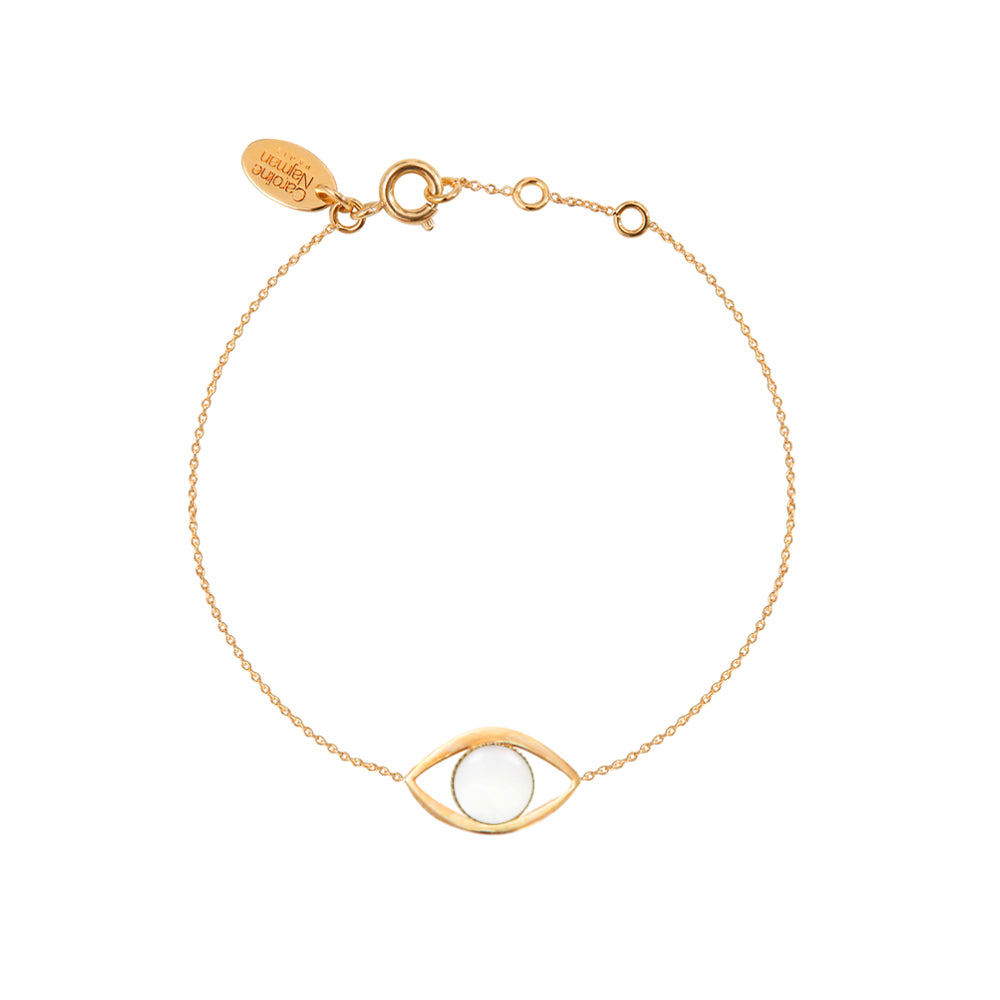 Bracelet eros nacre blanche, CAROLINE NAJMAN