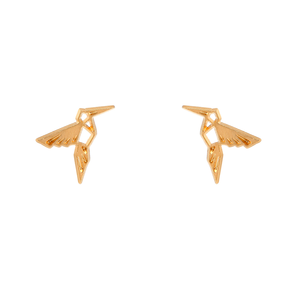 Boucles d'oreilles doré - mini colibri, CAROLINE NAJMAN