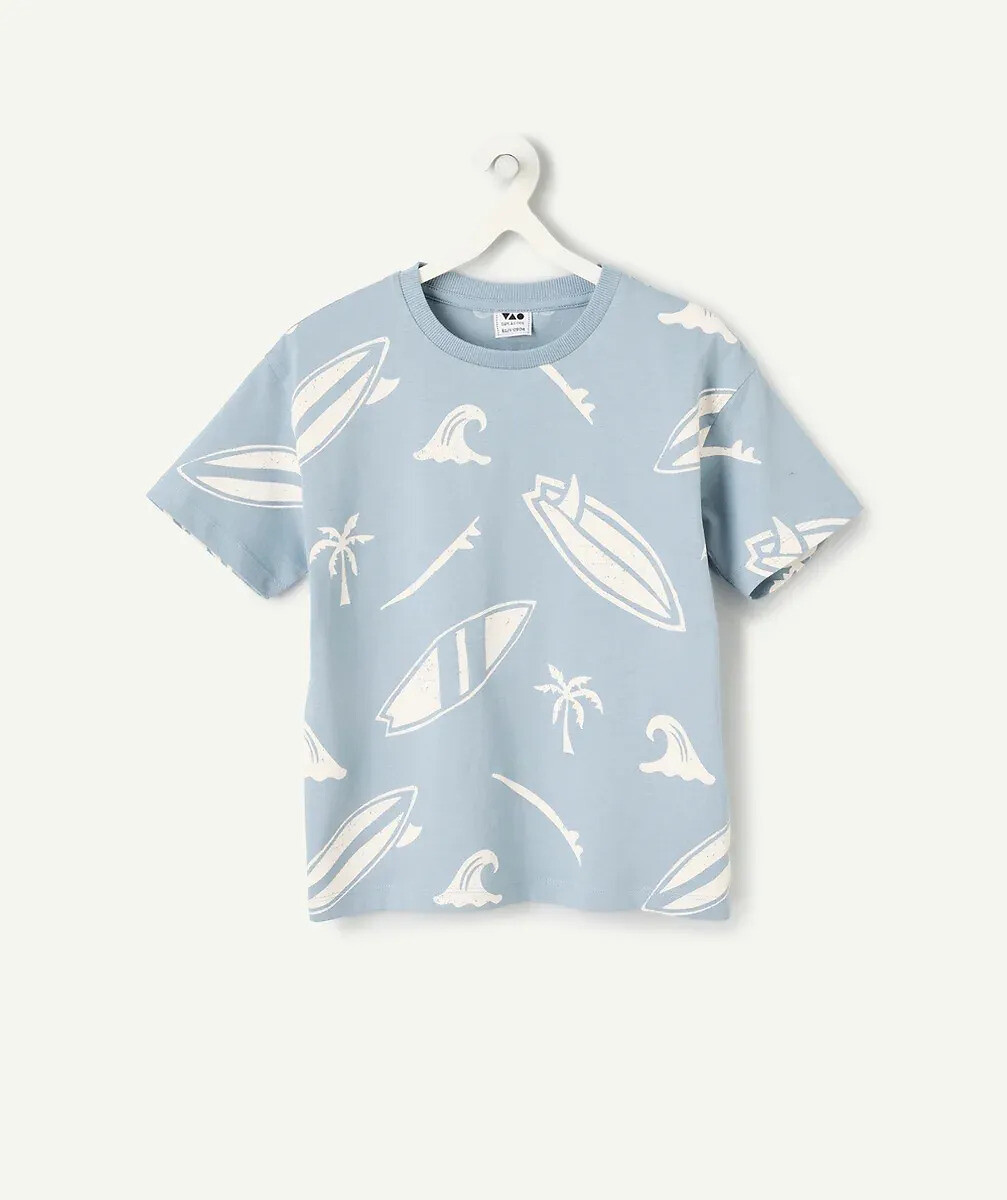 Bedrukt T-shirt met korte mouwen, TAPE A L'OEIL