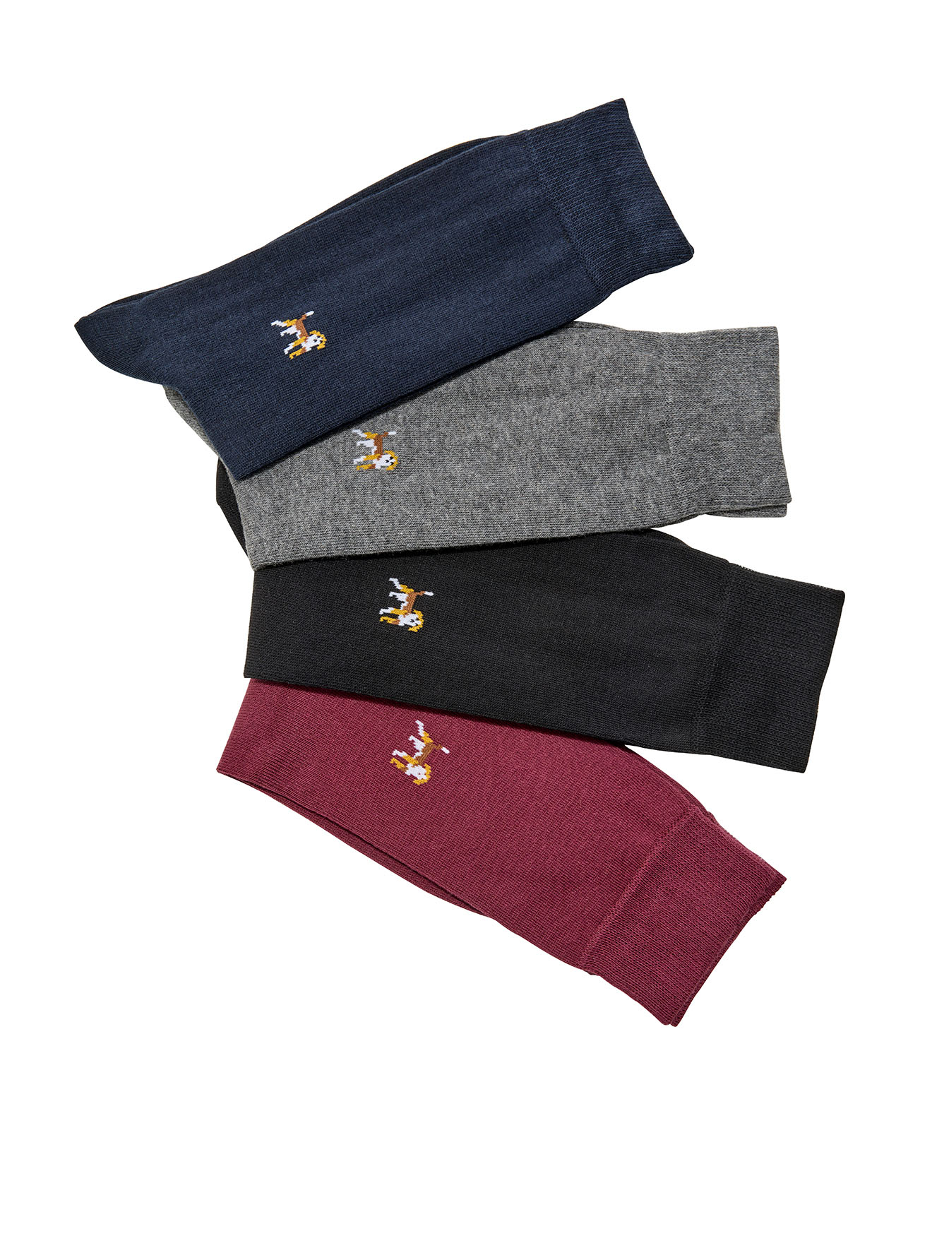 Lot de 4 paires de mi-chaussettes homme, DAXON