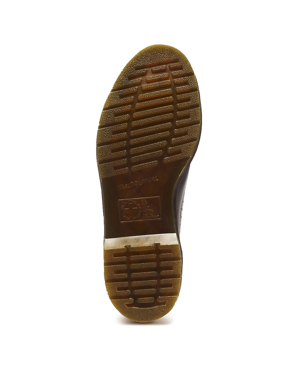 Dr. Martens 3989 Yellow Stitch Smooth Leather Brogue Black — foto 7