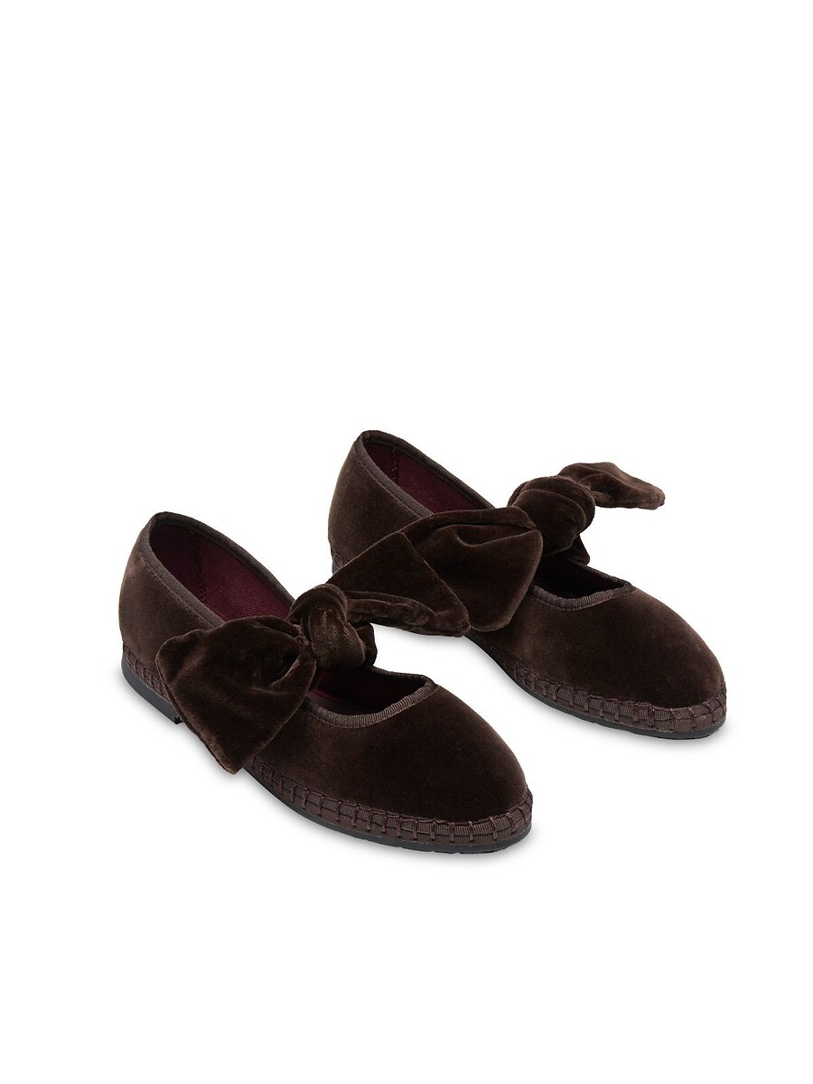Ballerines en velours, LYRA, FLABELUS