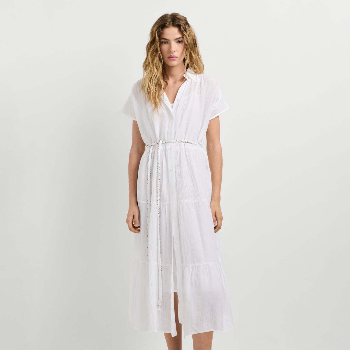 Robe Midi Col Chemise, PEPE JEANS