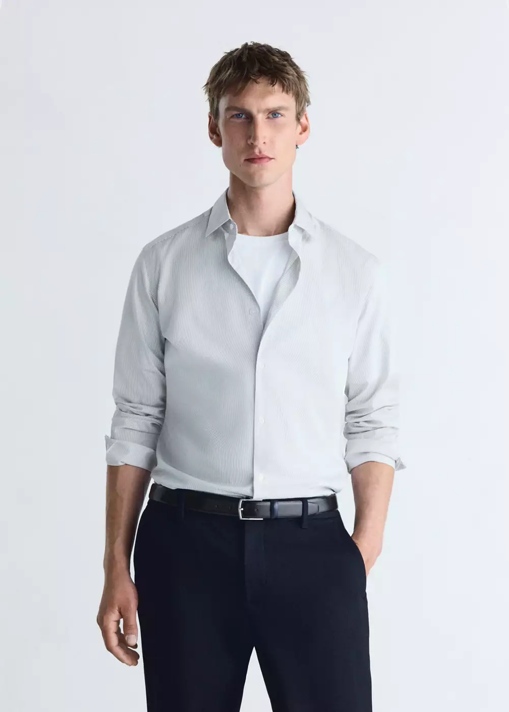 Chemise slim fit comfort stretch non-iron, MANGO MAN