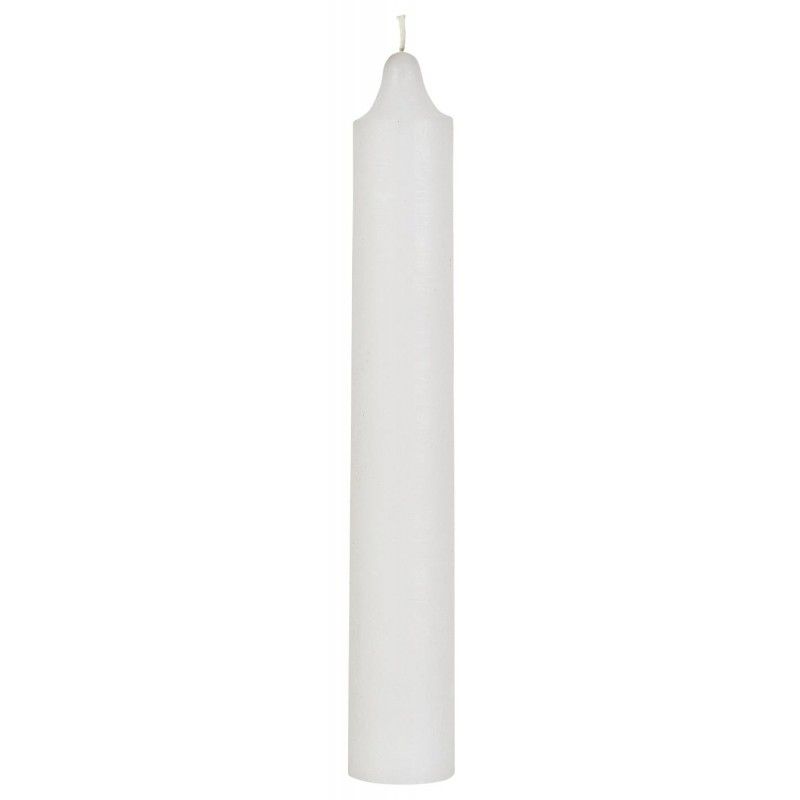 Grande bougie rustique longue durée Couleur blanc Ib Laursen