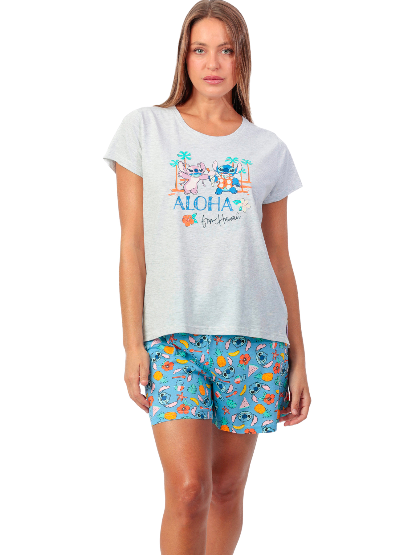 Pyjama short t-shirt Stitch Beach Disney, ADMAS