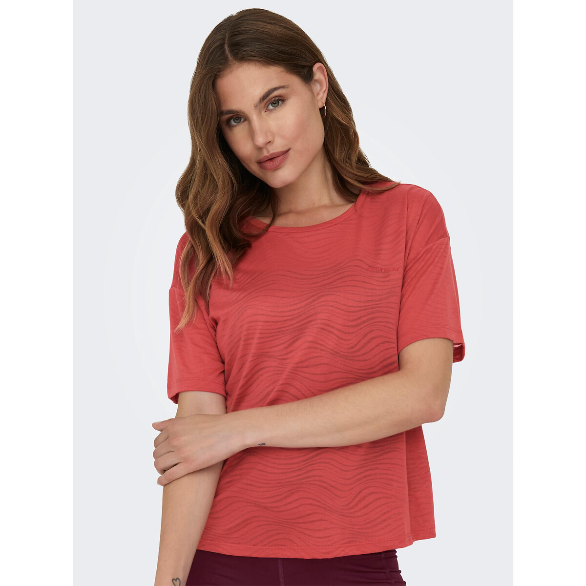 Nia burnout t-shirt in relaxed fit Only Play