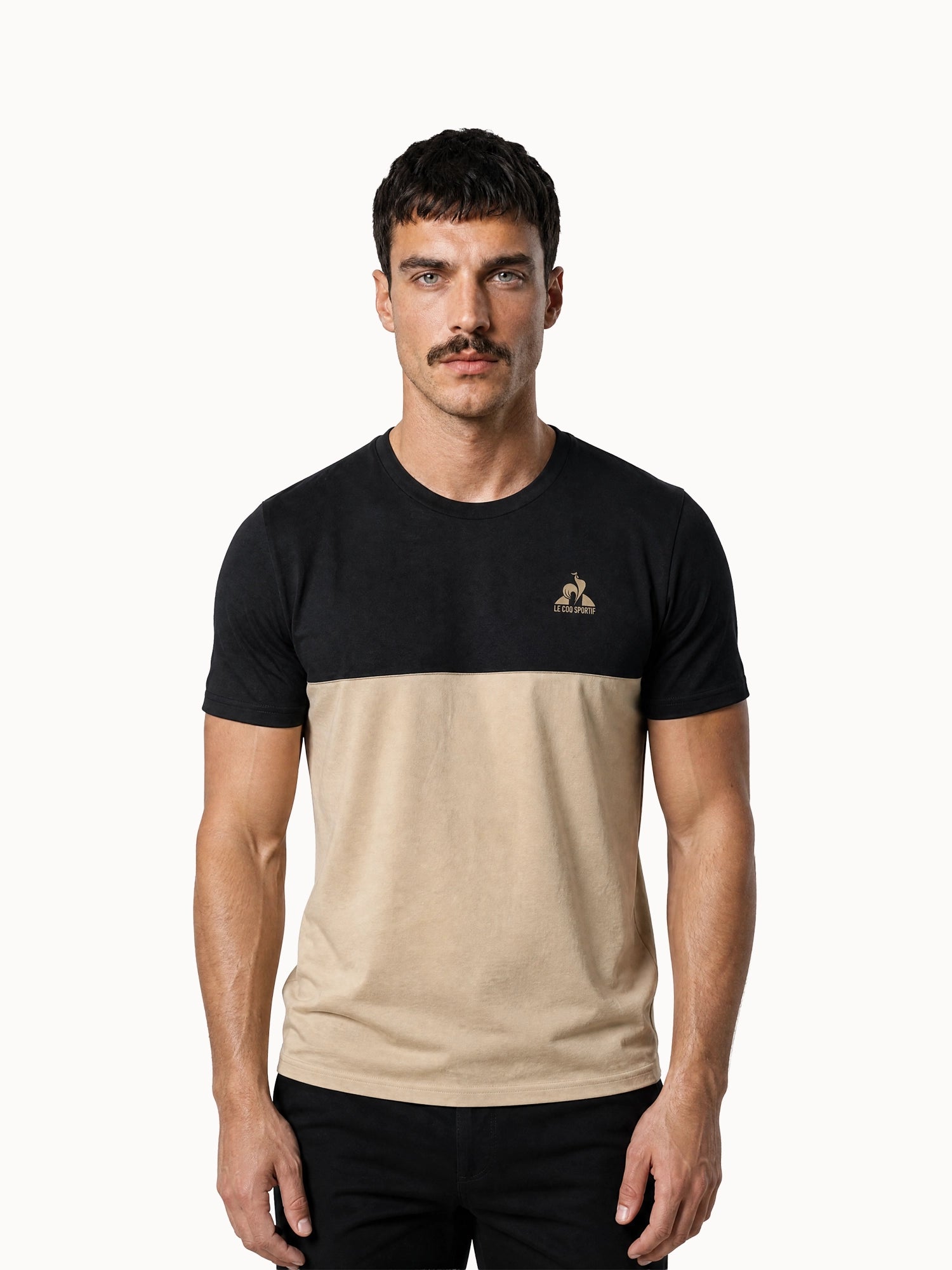 T-shirt en jersey de coton colorblock NOEL, LE COQ SPORTIF
