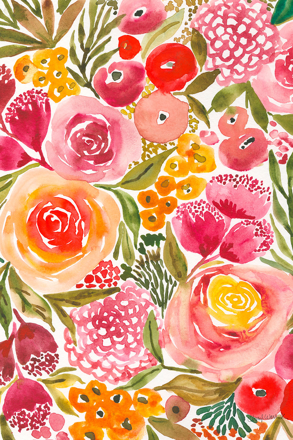 Tableau fleurs pivoine, HEXOA