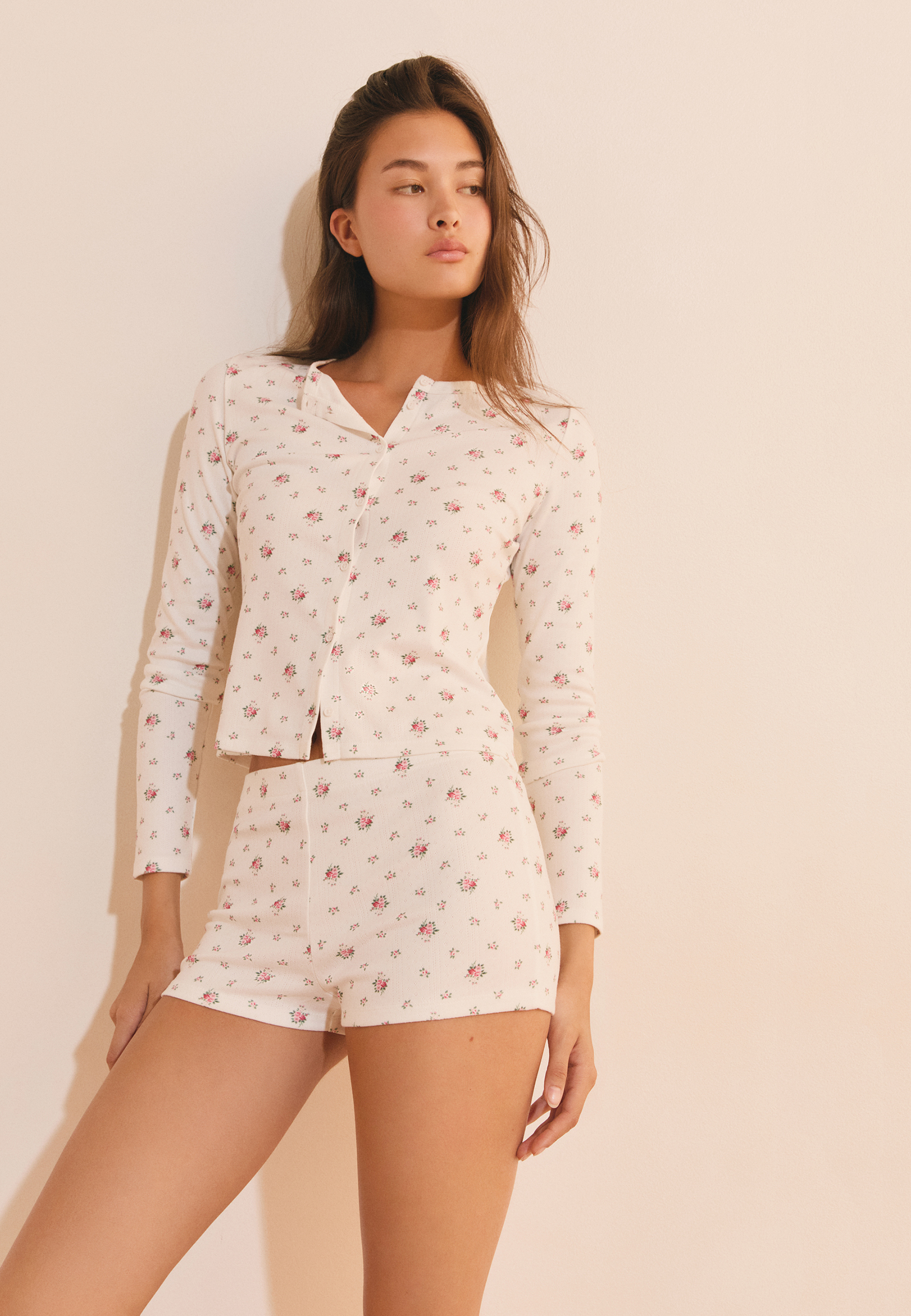 Short de pyjama à motif fleuri BAYALINE, ETAM