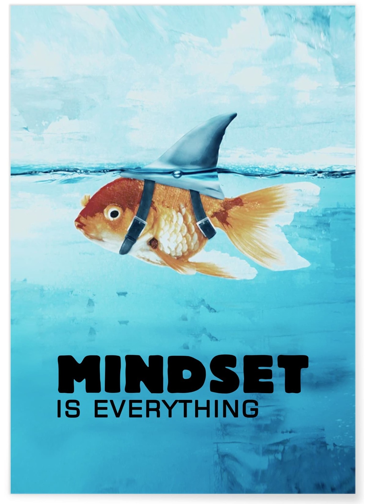 Affiche Motivation Mentalité de Gagnant, L'AFFICHERIE