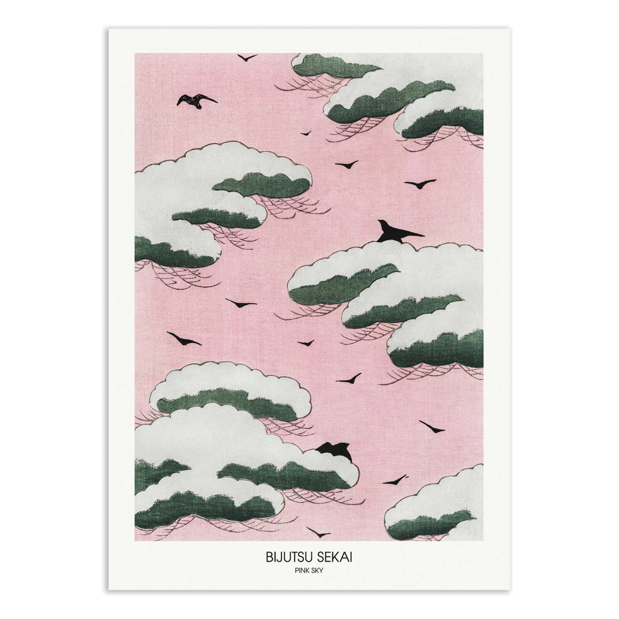 Affiche d'art - Pink Sky - Bijutsu Sekai, WALL EDITIONS