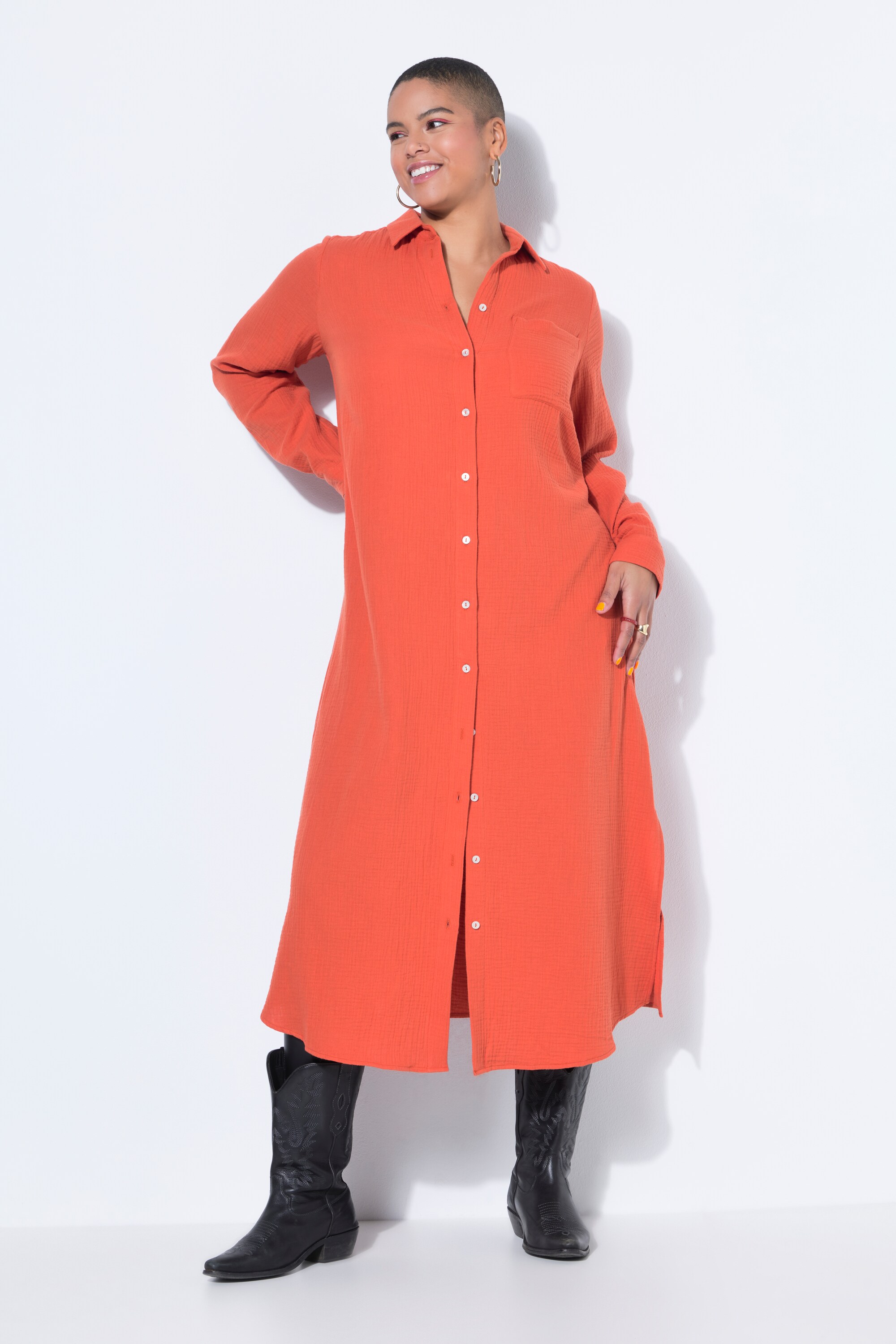Robe-chemisier longue, STUDIO UNTOLD