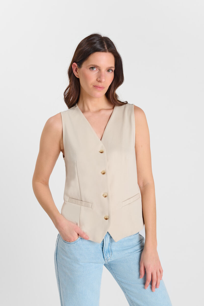 Gilet sans manches CARLITA, LE TEMPS DES CERISES