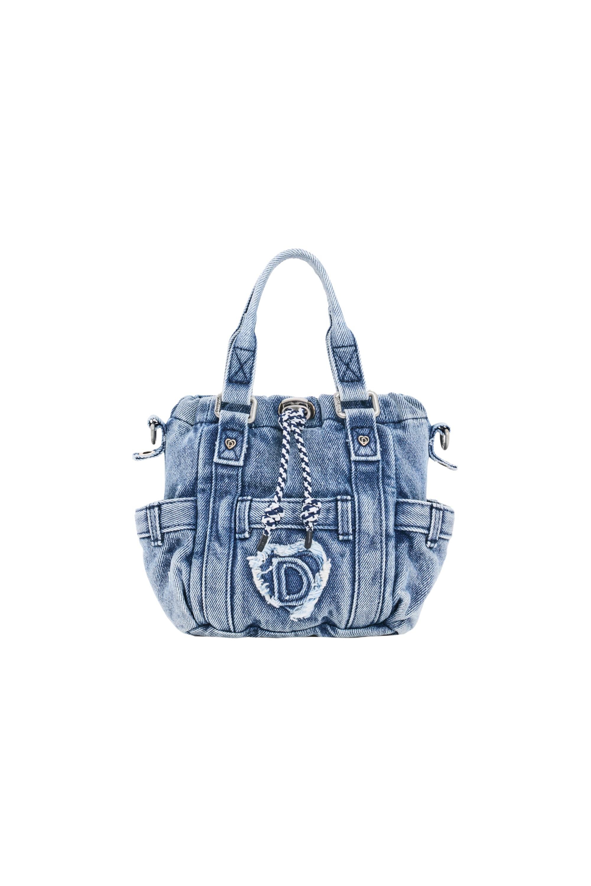 Mini sac bandoulière en denim, DESIGUAL