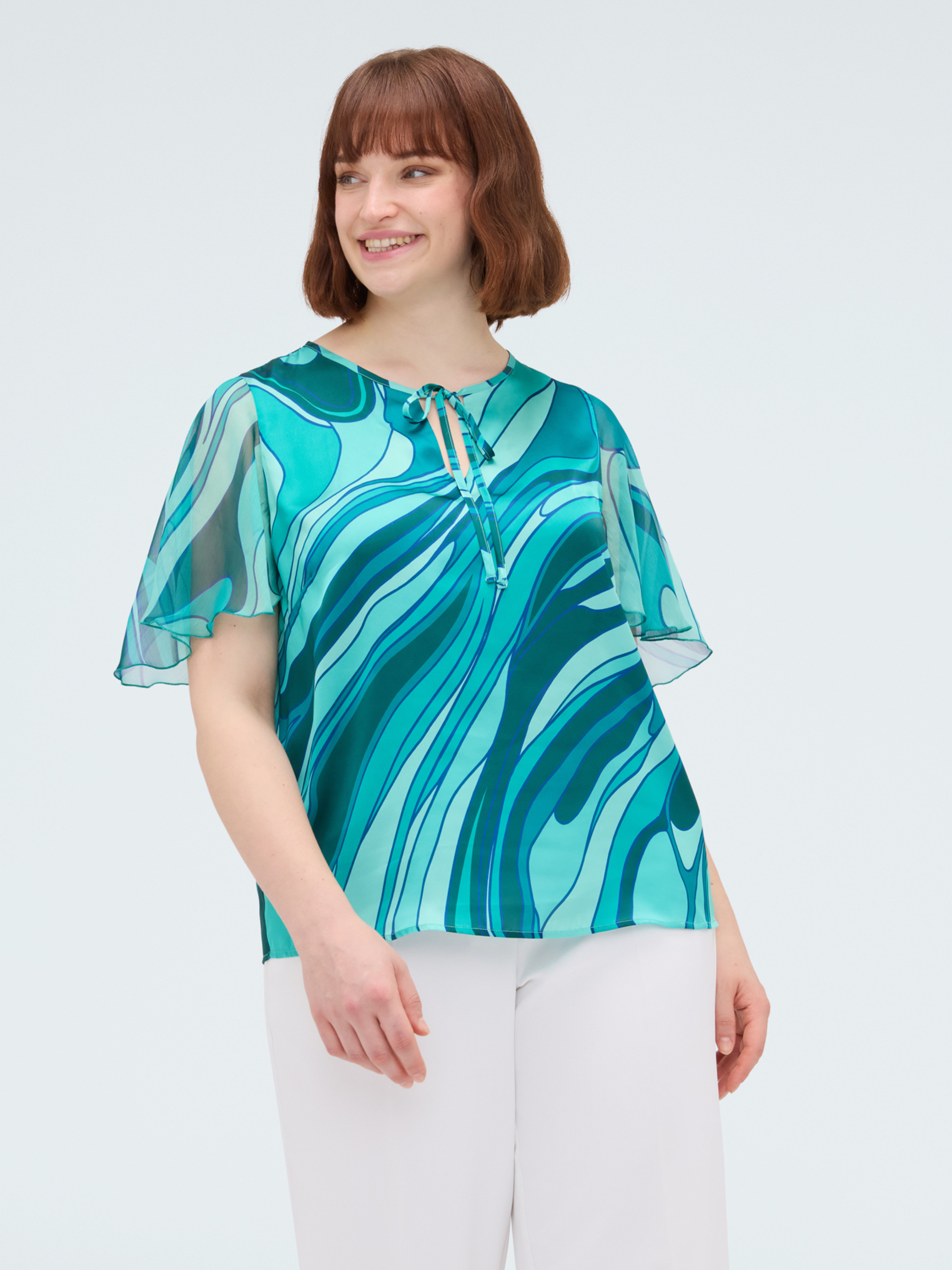 Blouse imprimée, FIORELLA RUBINO