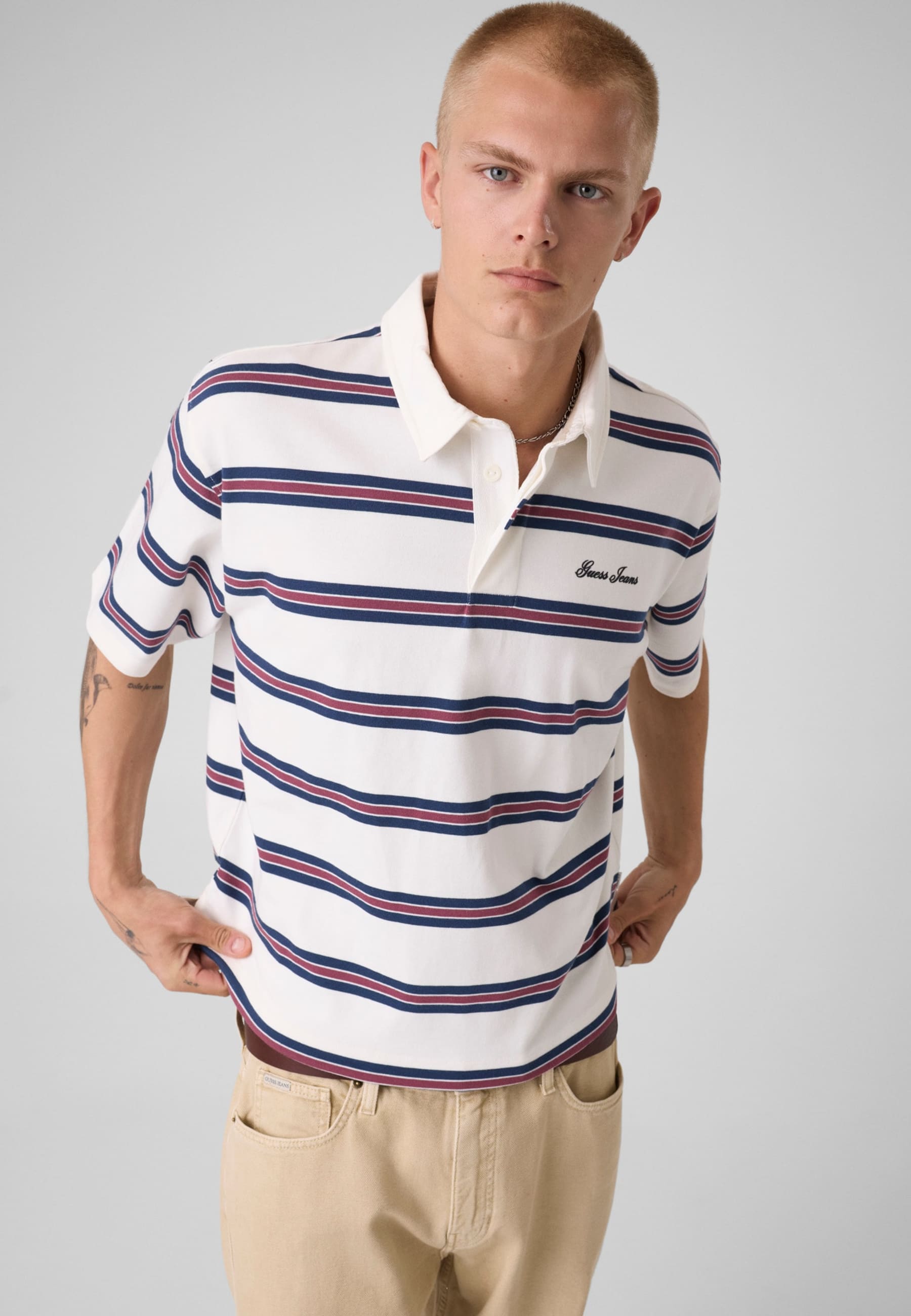 Polo Rayé, GUESS JEANS