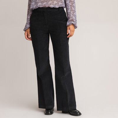 Iconic Cotton Bootcut Trousers, Length 31" LA REDOUTE COLLECTIONS