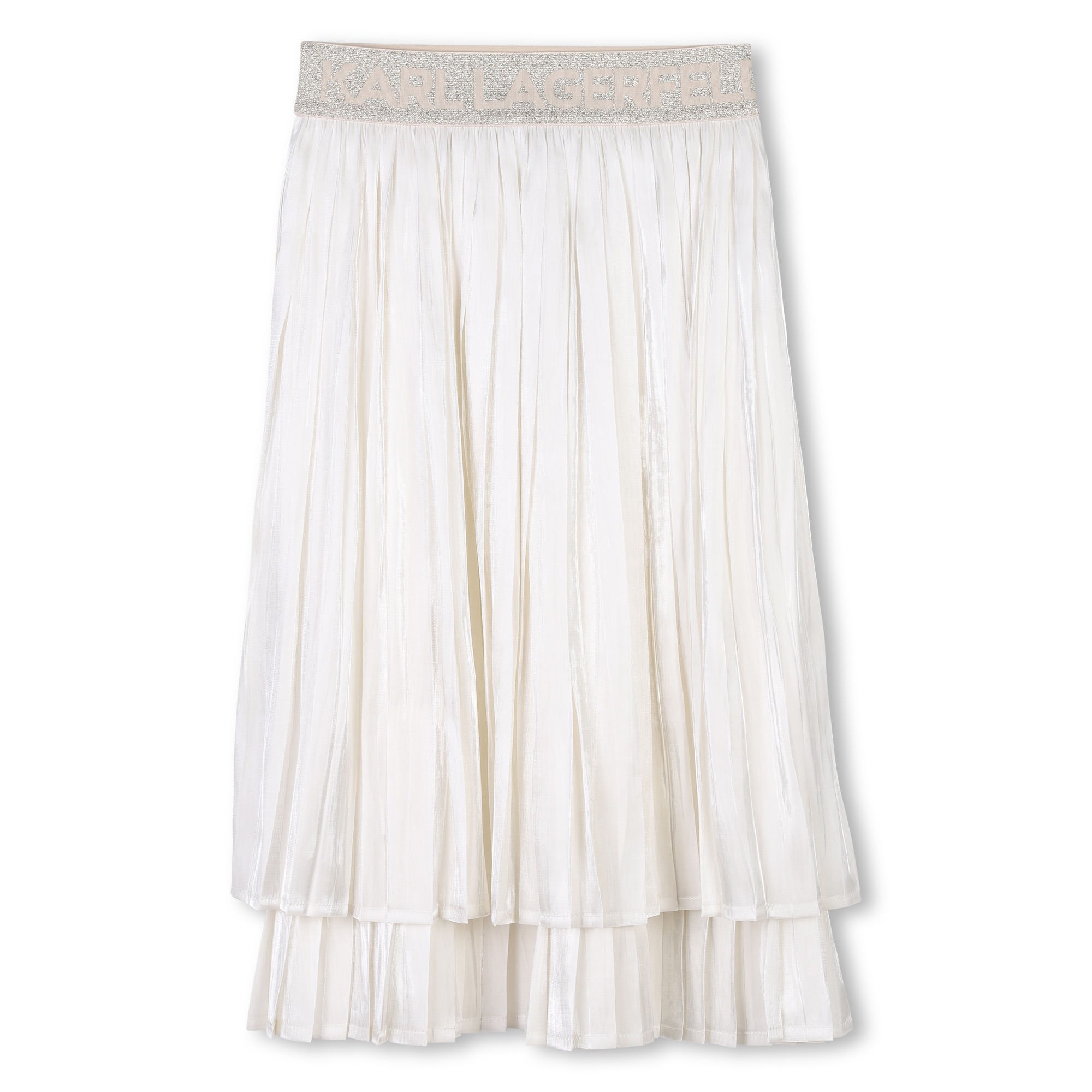 Jupe plissée en voile, KARL LAGERFELD KIDS