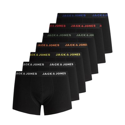 Set van 7 effen boxershorts JACK & JONES